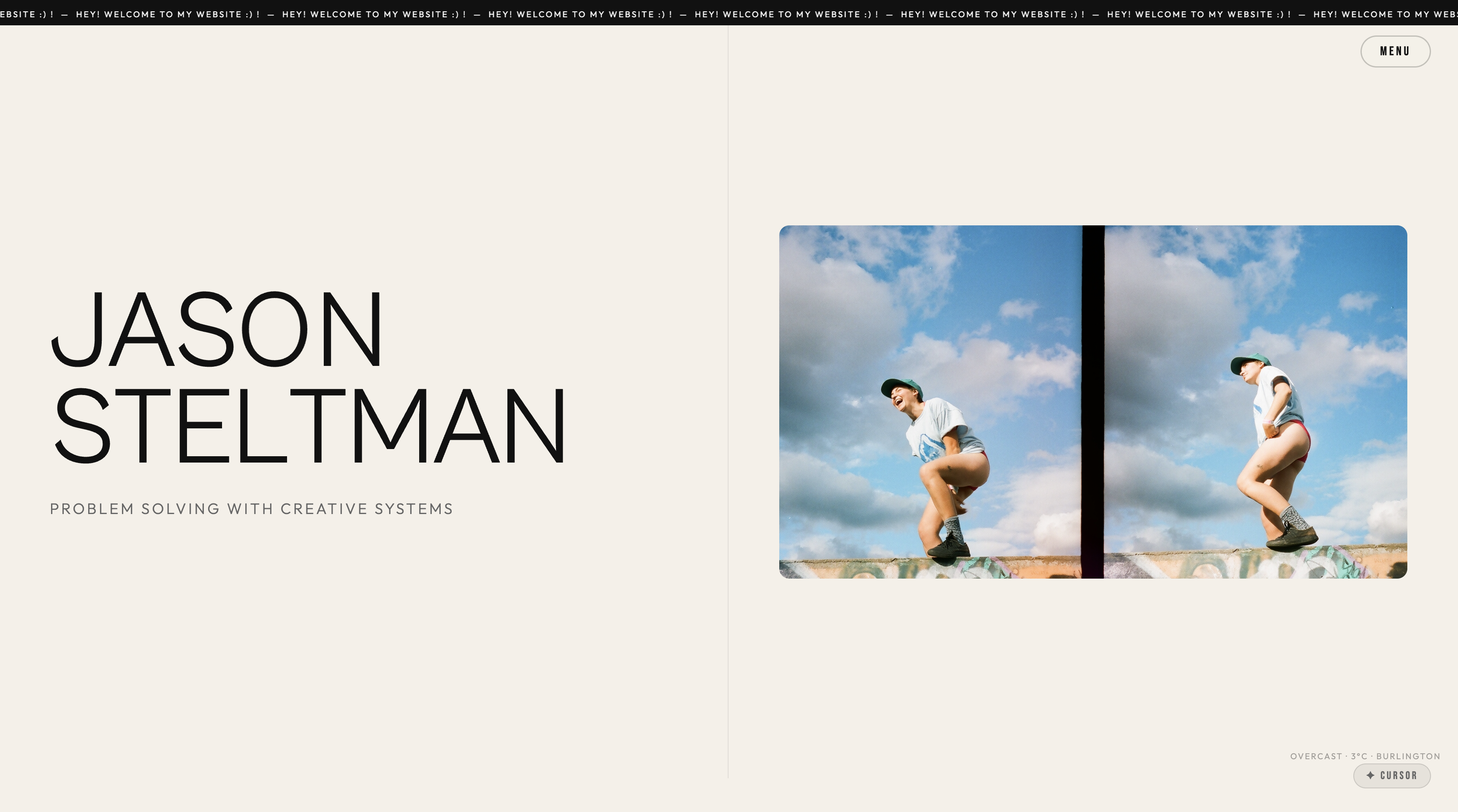 jasonsteltman.com homepage